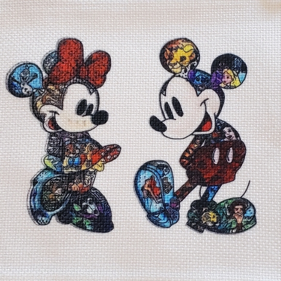 Mickey Mouse & Minnie Mouse Makeup Bag Double Sided - Picture 9 of 9